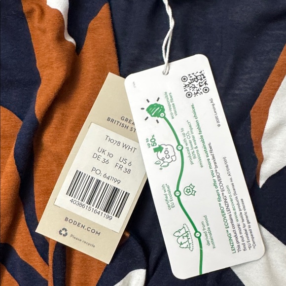 Boden Eleanor Jersey Faux Wrap Midi Dress - Picture 8 of 10